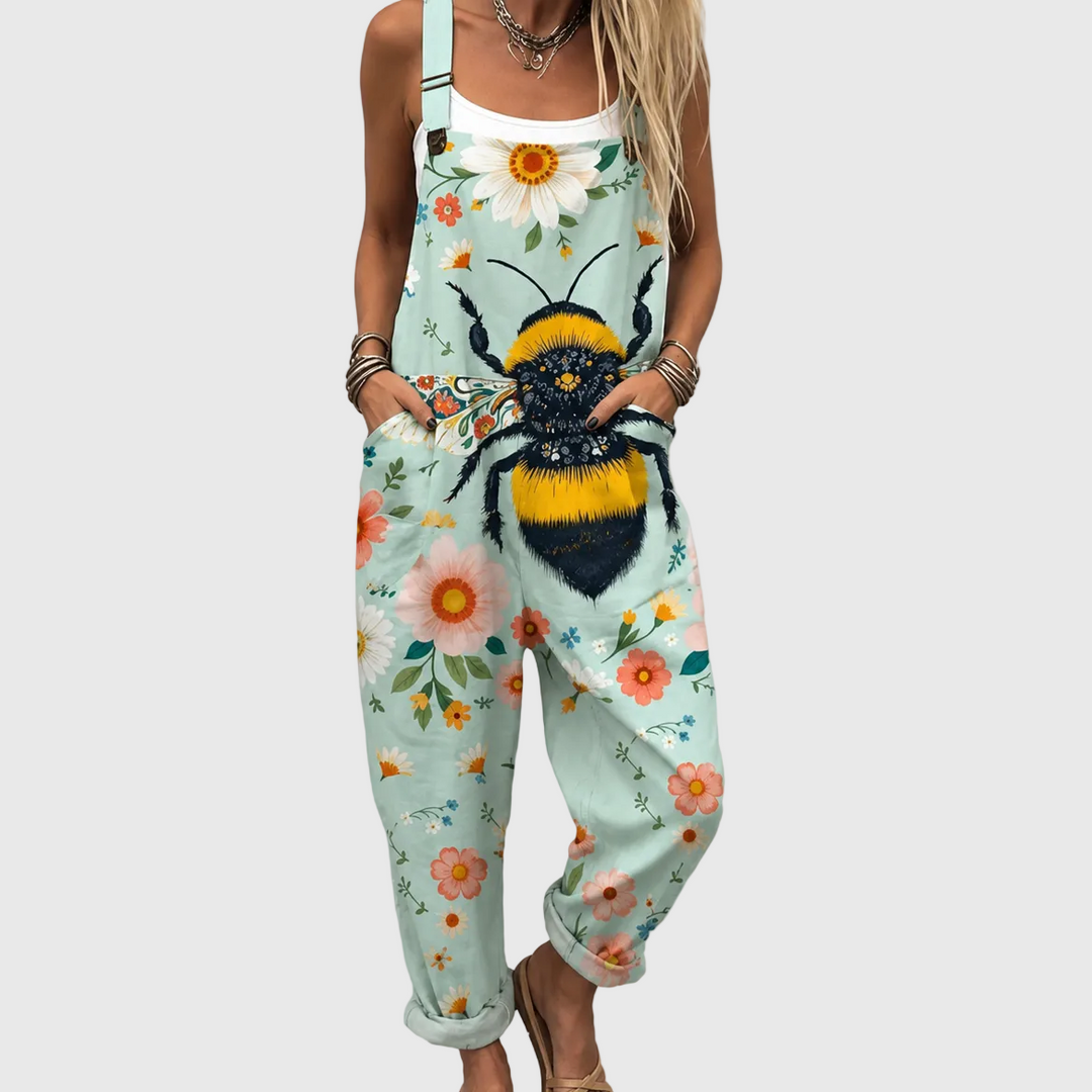 Flower Bee Overalls