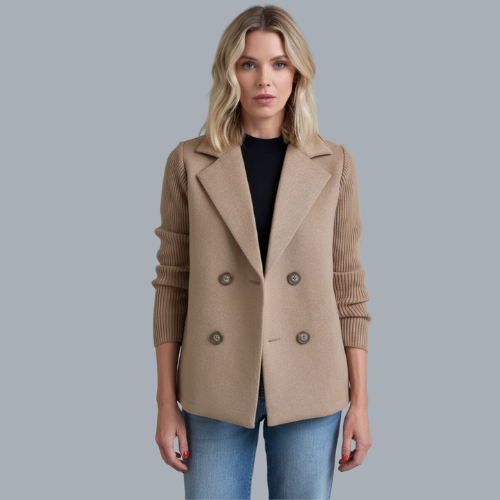 Sasha || Ribbed Blazer Coat