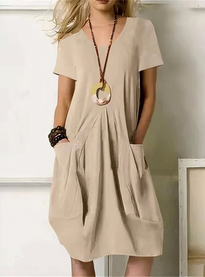 Oriane™ | Fluid Casual Maxi Dress-
