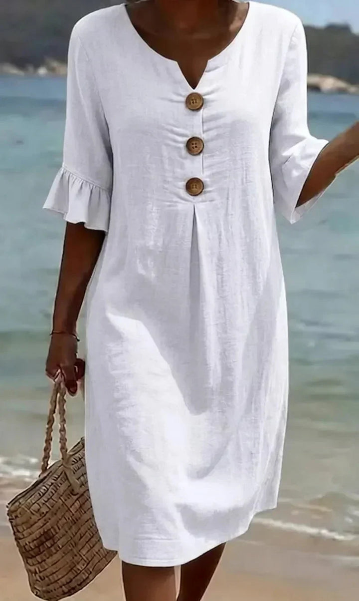 Radmila™ | Textured Long Sleeve Dress-
