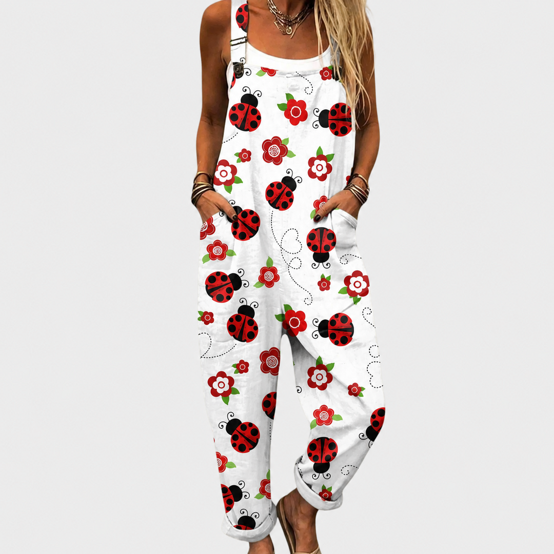 Comfortable Printed Jumpsuit