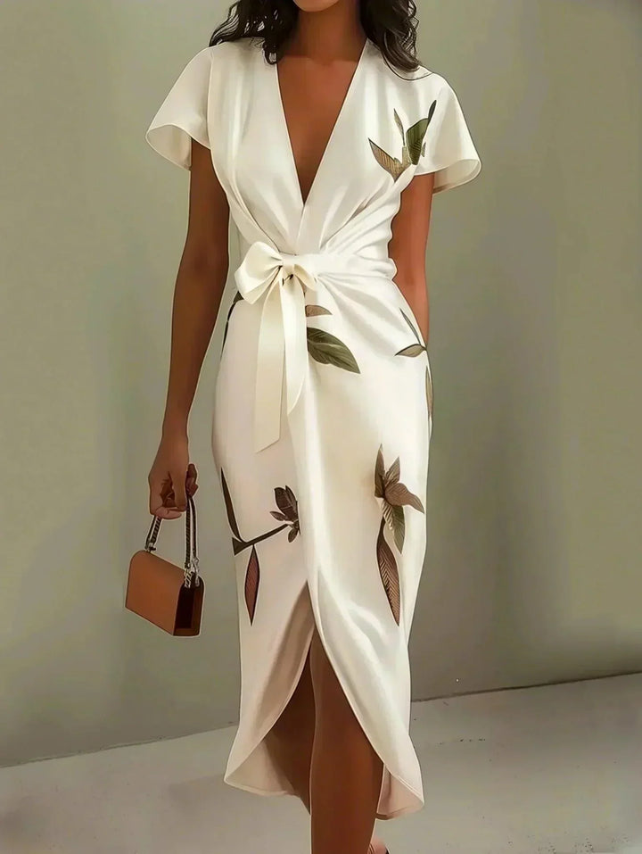 Amelia | Chic Floral Wrap Dress