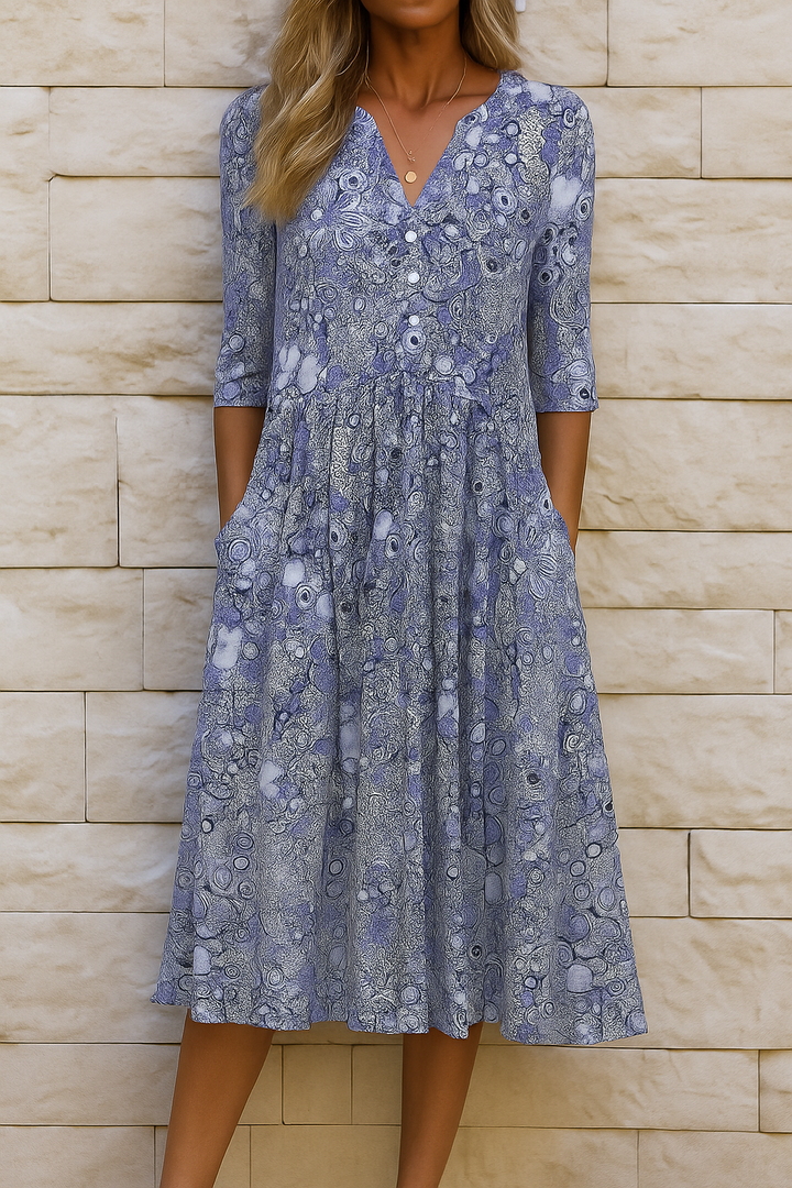 Constance V-Neck Dress
