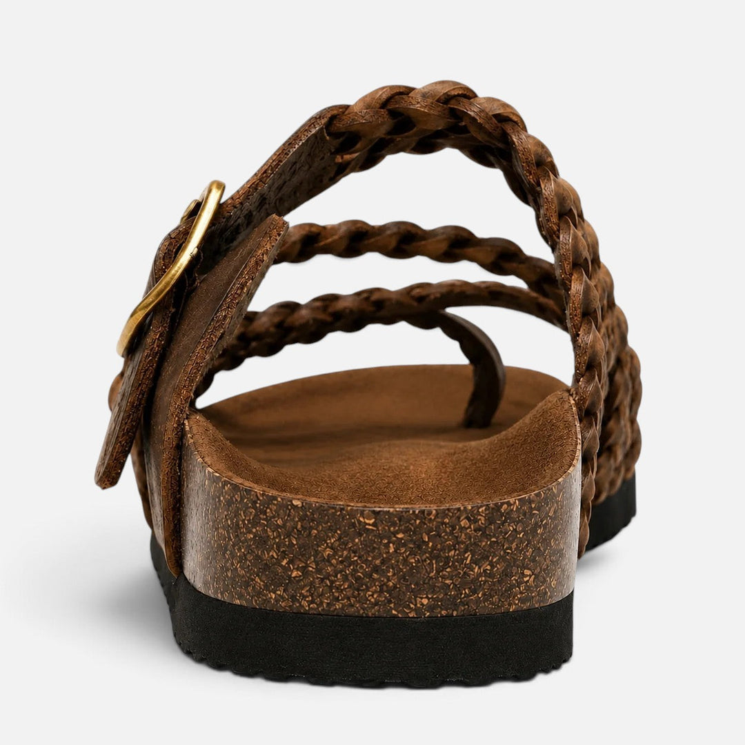 Elena | Woven Leather Sandals