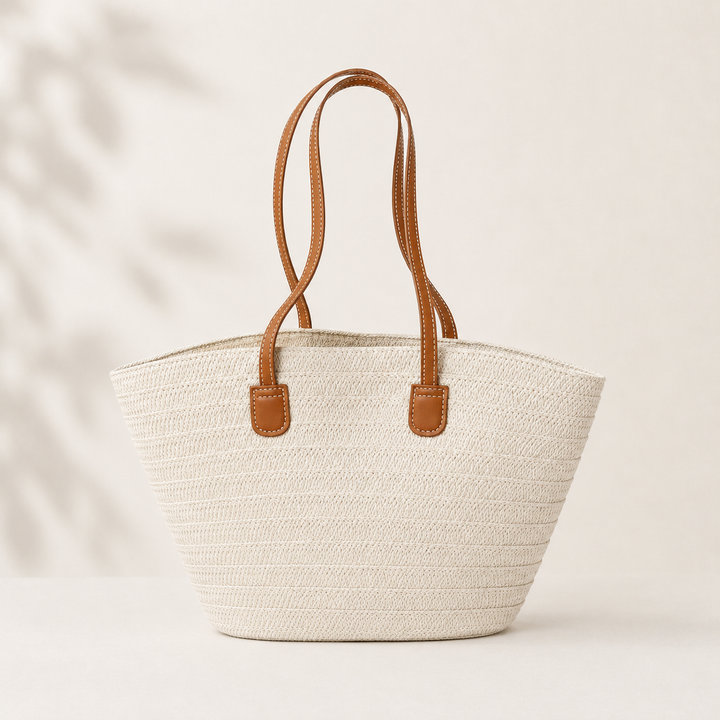 The Estelle™ | Classic Handwoven Market Tote