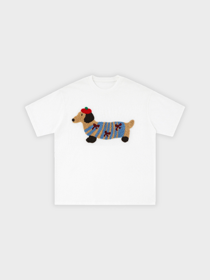 The Poppy™ Pup Stitch Tee