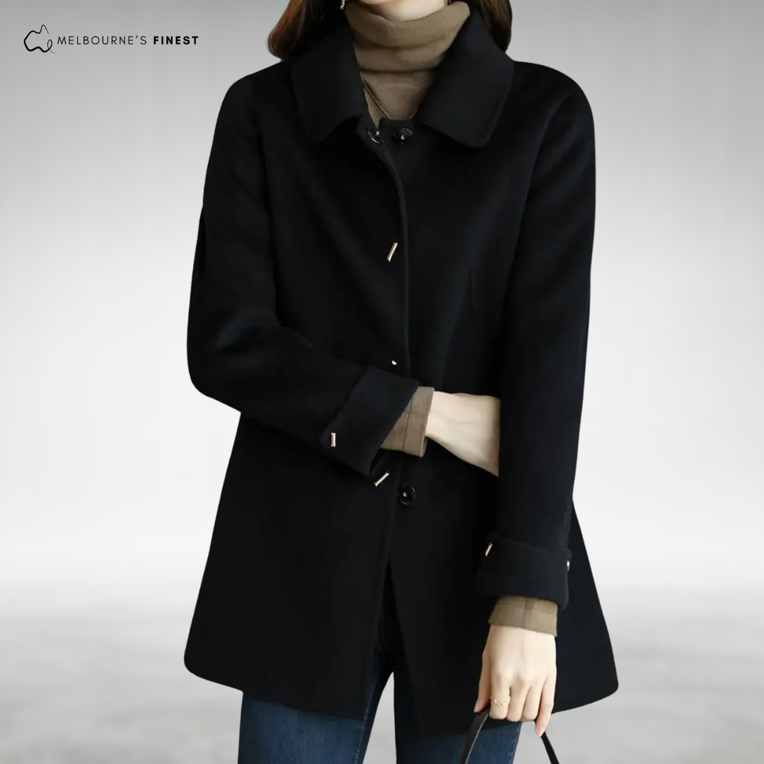 Elise | Elegant Wool-Blend Coat