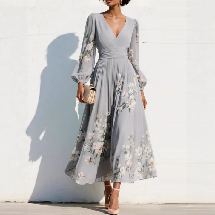 Rosa | Fresh Floral Bloom Midi Dress