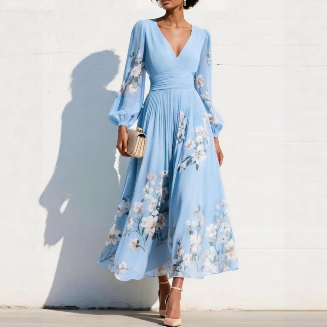 Rosa | Fresh Floral Bloom Midi Dress