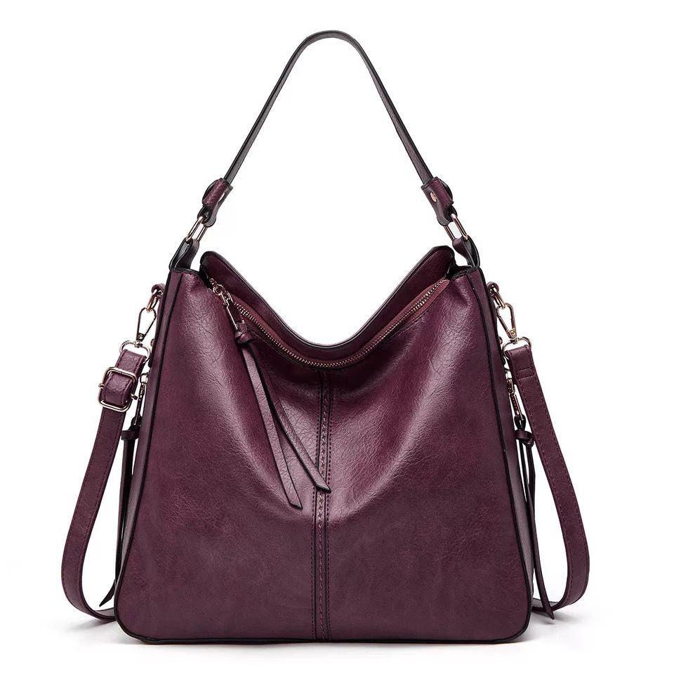Luna™ - Elegant and spacious leather bag