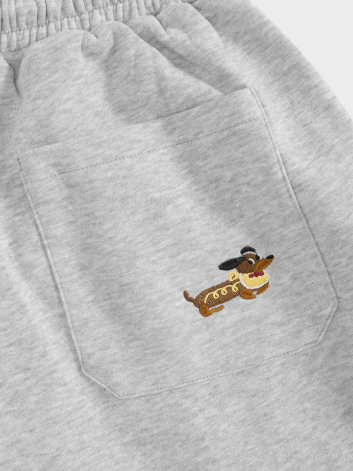 The Poppy™ Embroidered Pup Barrel Sweatpants