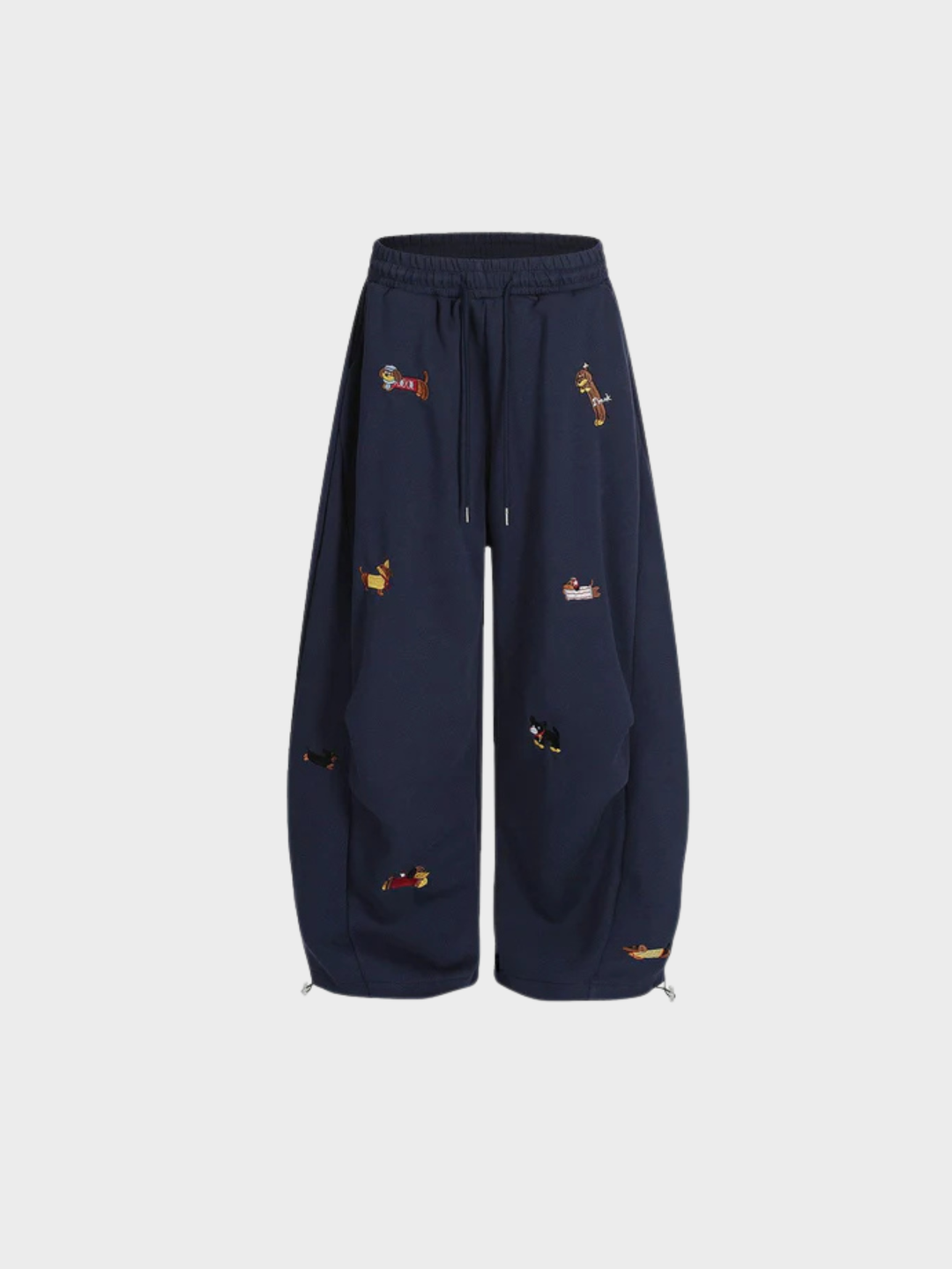 The Poppy™ Embroidered Pup Barrel Sweatpants