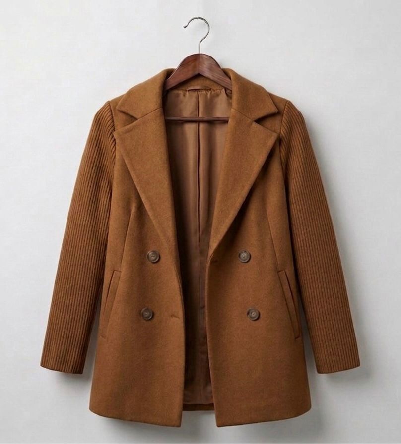 Sasha || Ribbed Blazer Coat