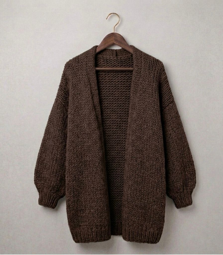 The Oversized Cardie | Relaxed Knit Cardigan