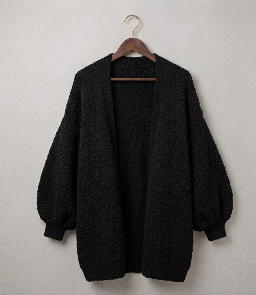 The Oversized Cardie | Relaxed Knit Cardigan
