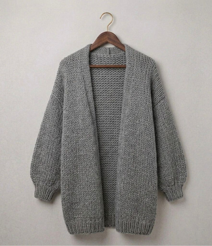 The Oversized Cardie | Relaxed Knit Cardigan