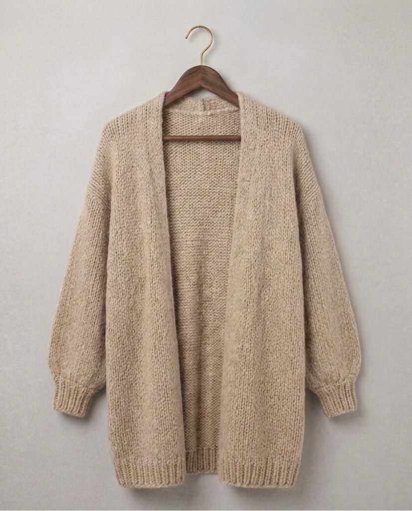 The Oversized Cardie | Relaxed Knit Cardigan