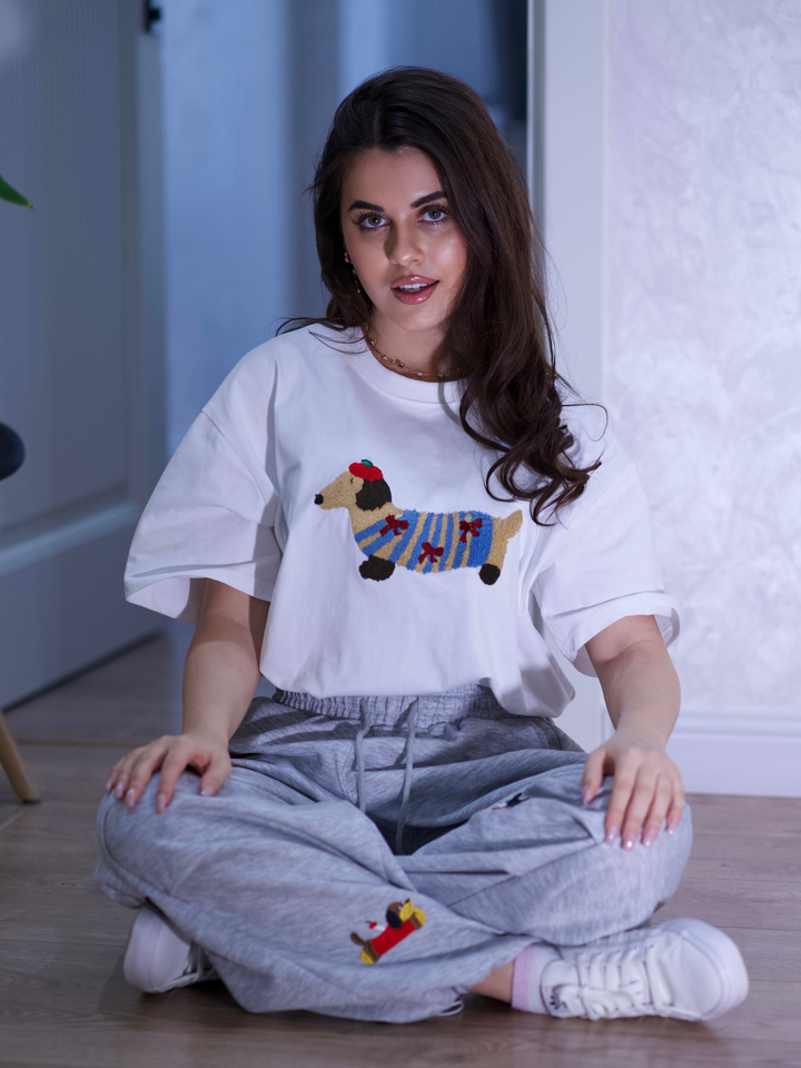 The Poppy™ Pup Stitch Tee