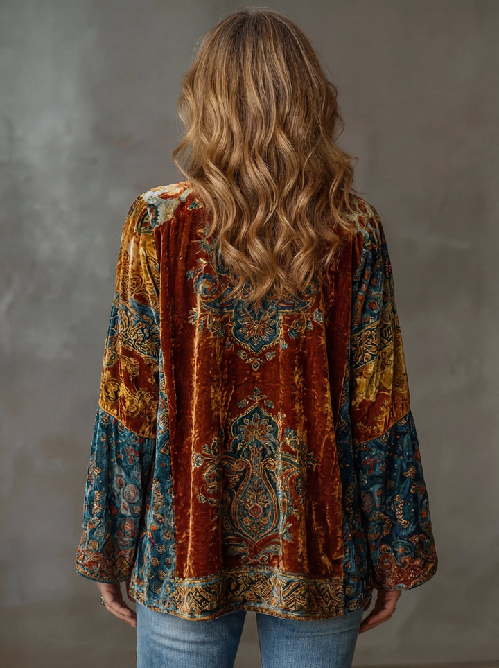 Darcy Boho Embroidered Kimono Cardigan