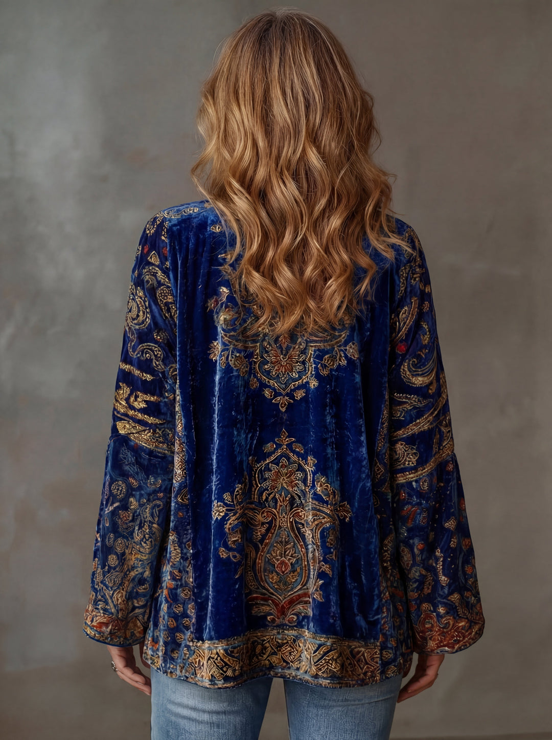 Darcy Boho Embroidered Kimono Cardigan