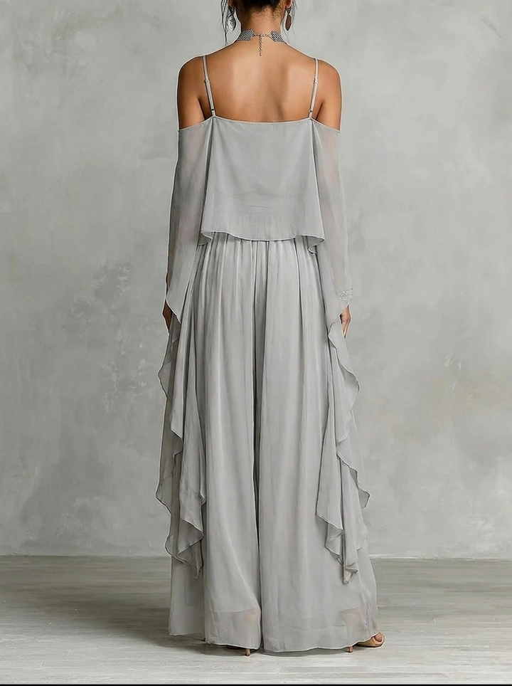 Ivana - Off-Shoulder Flowy Set