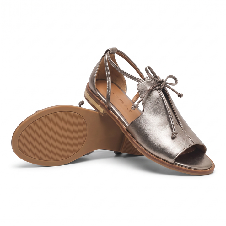LILLIANA – STRAP-STYLE LEATHER SANDALS.