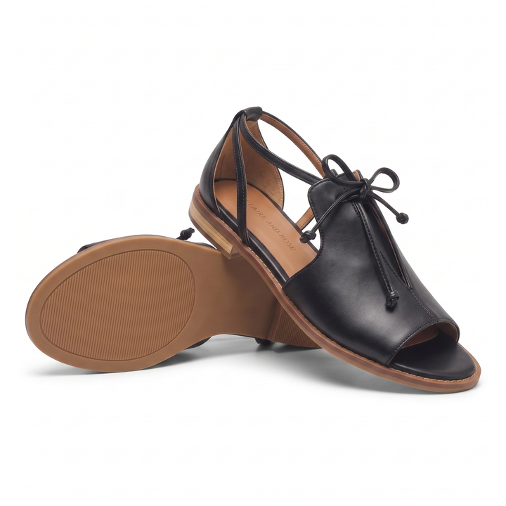 LILLIANA – STRAP-STYLE LEATHER SANDALS.