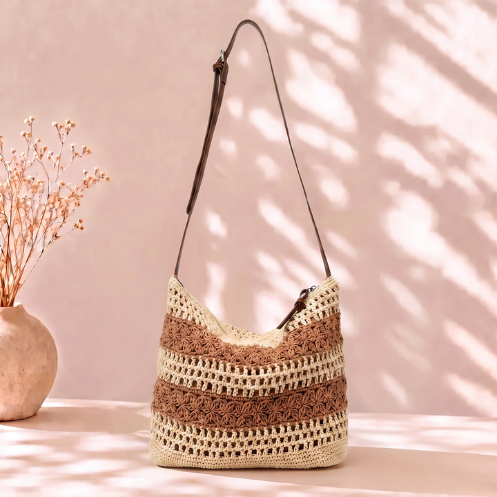 The Amalfi | Crochet Crossbody Tote