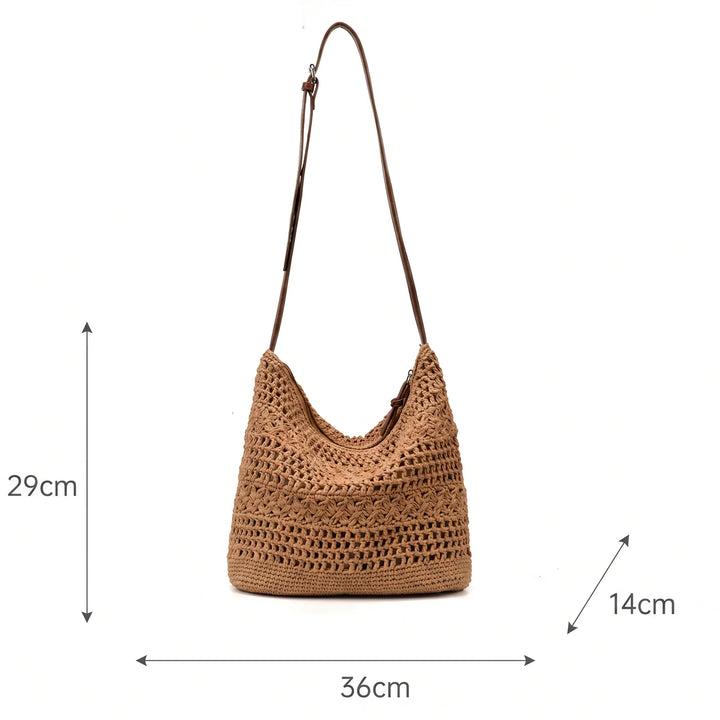 The Amalfi | Crochet Crossbody Tote